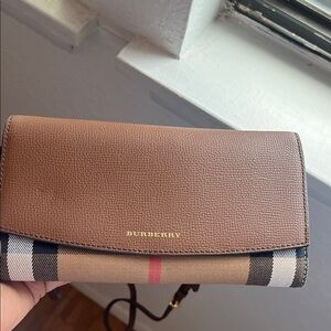 Burberry Classic Brown and Tan Wallet